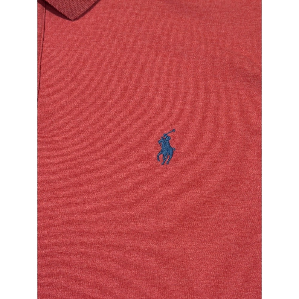 Ralph‎ Lauren Polo 100% Cotton Coral Short Sleeve Mens Size X-Large - Picture 2 of 6
